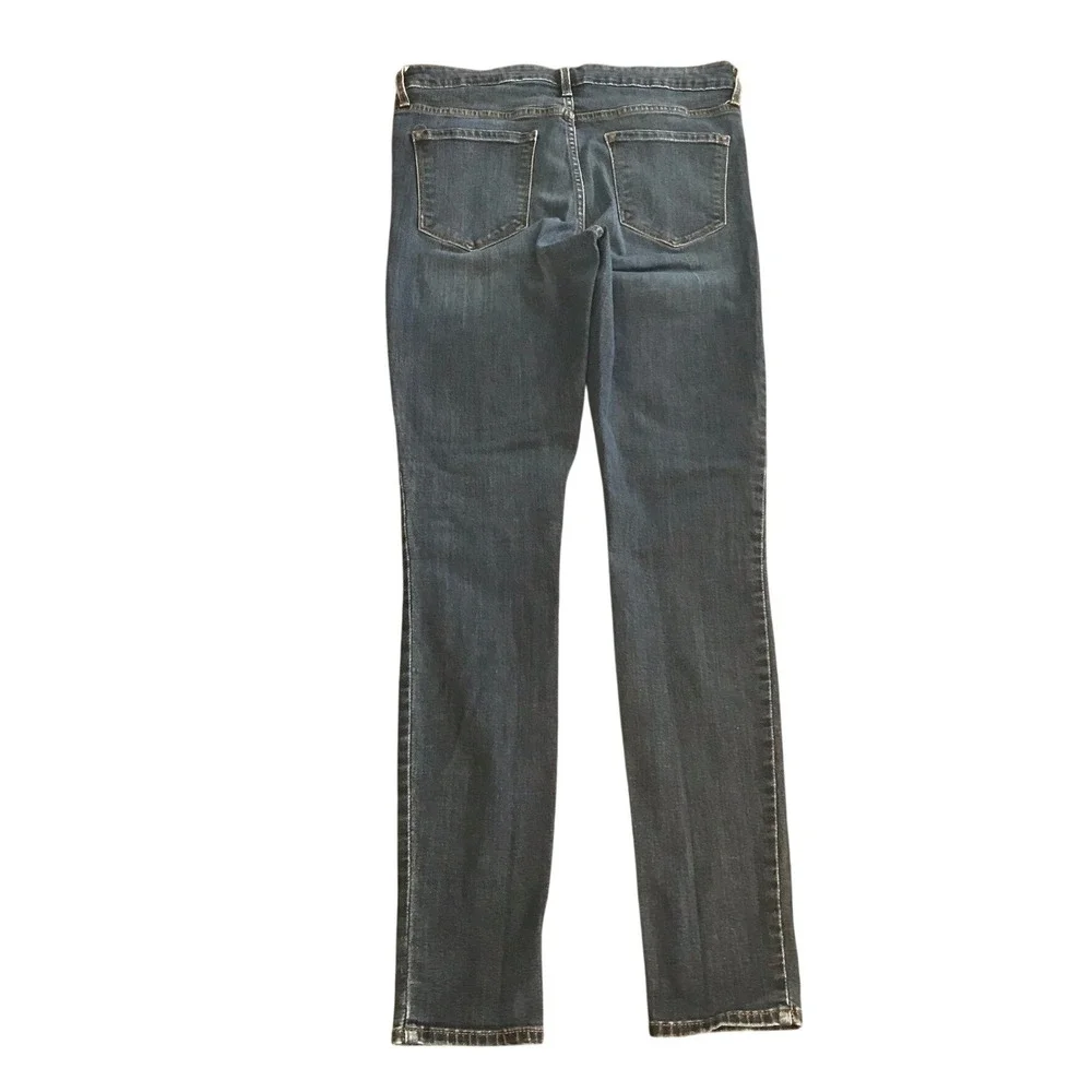Old Navy Rockstar Super Skinny Jeans Womens 12 Tall Dark Wash Stretch Denim